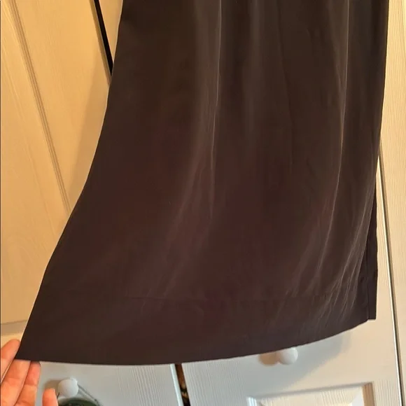 Madewell Black Sheath Midi Dress Spaghetti Strap - Picture 4 of 12